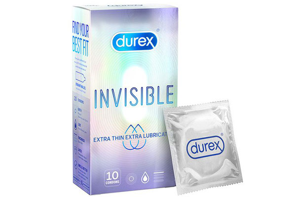 Bao cao su Durex Invisible Extra Sensitive